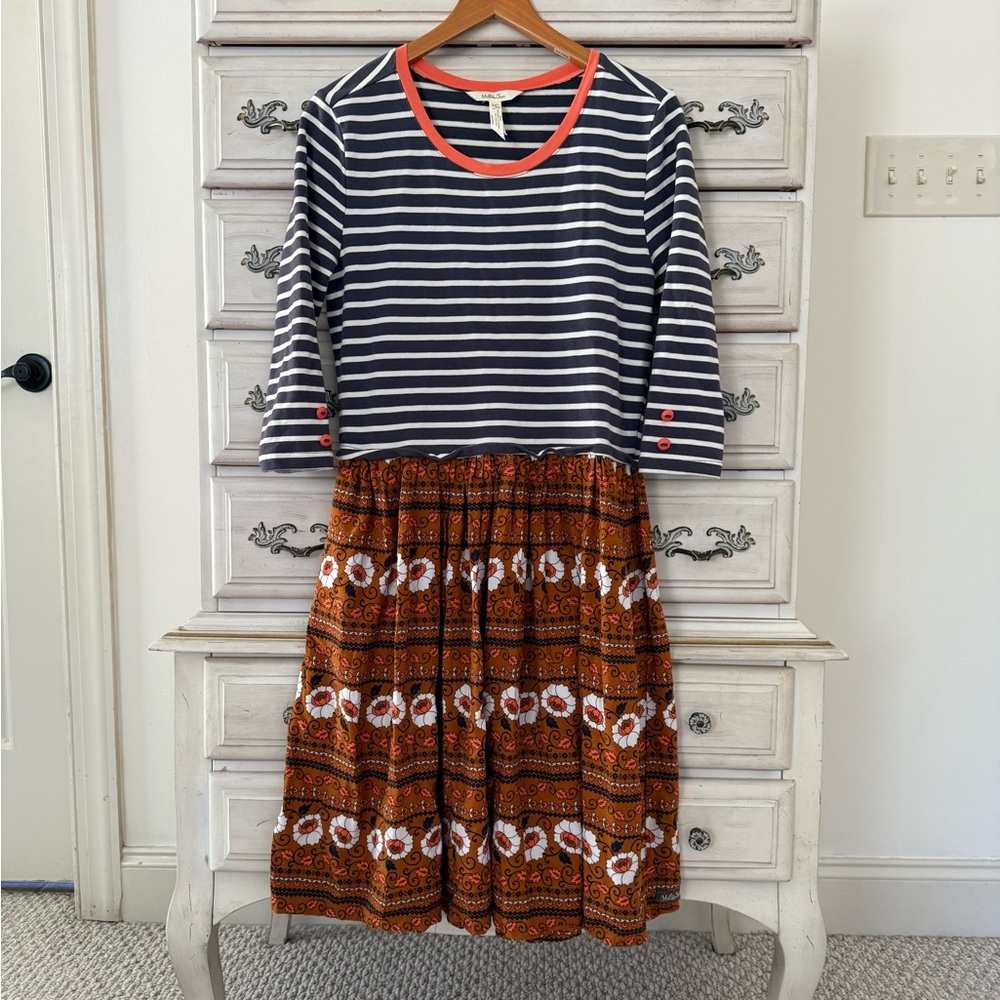 Matilda Jane Striped Boho Floral Teacher Dress